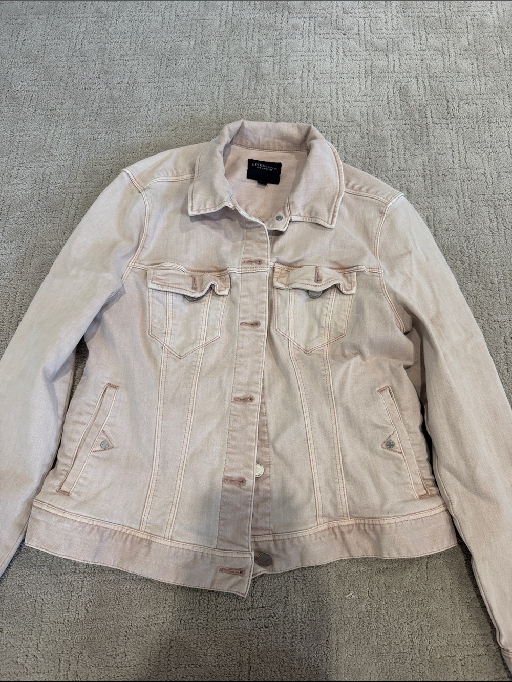 Liverpool Light Blush Jean Jacket